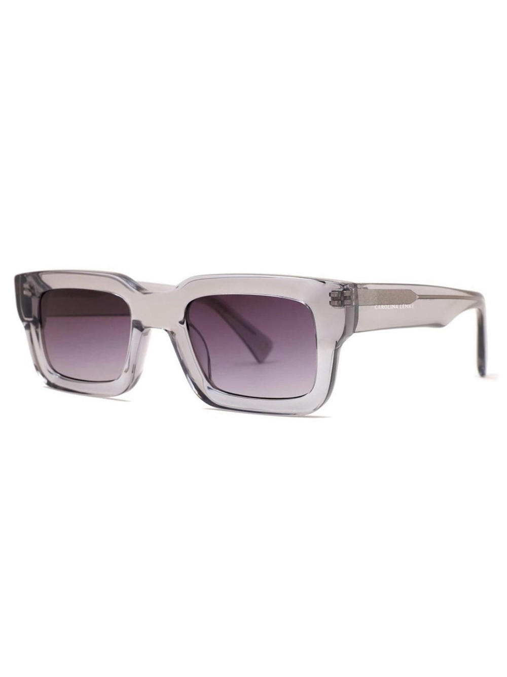 Carolina Lemke Berlin Eyewear - Aidan Grey, Transparent Gradient Lenses 9419-2
